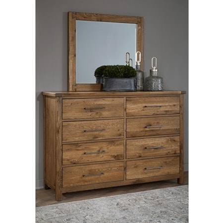 Dresser &amp; Mirror Set