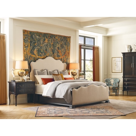 King Upholstered Bed