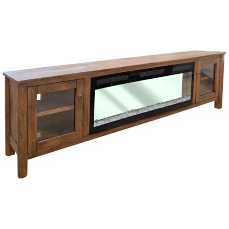 TV Console with Fireplace