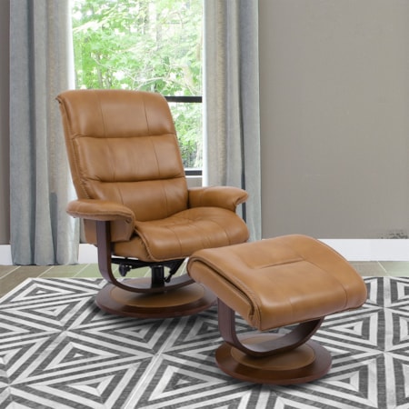 Swivel Chair and Ottoman