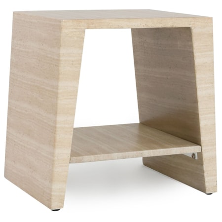 Outdoor Rectangular End Table