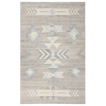 Indr/Outdr Caravan Gray Multi 5x8