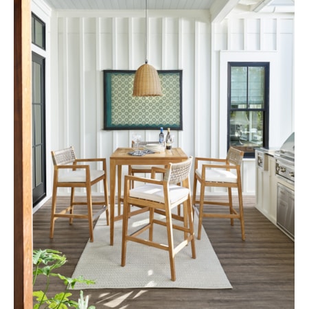 Outdoor Square Bar Table