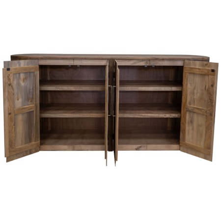 4-Door Storage Console