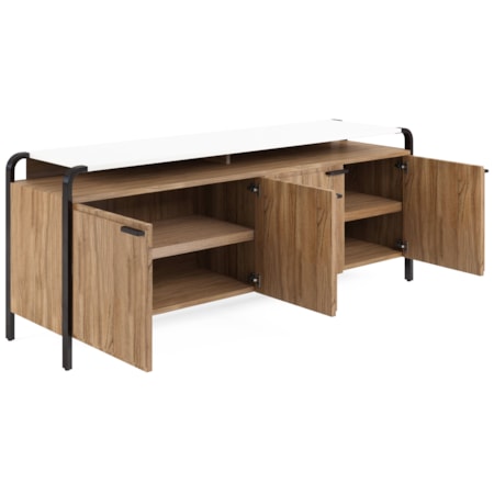 Two-Tone Entertainment Console