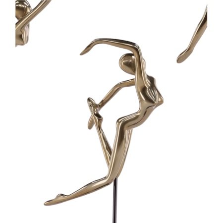 Trio of Ballet Dancer Sculpture