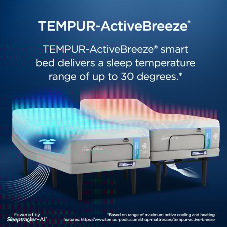 Tempur-Pedic® TEMPUR-ActiveBreeze® Medium Hybrid TEMPUR-ActiveBreeze® Medium Hybrid Queen