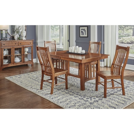 5-Piece Dining Table &amp; Chair Set