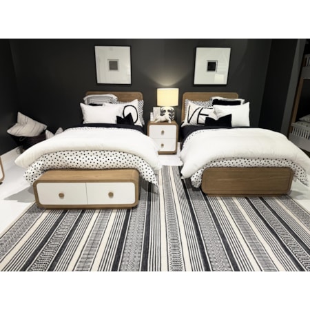 COMPLETE PANEL BED TWIN 3/3