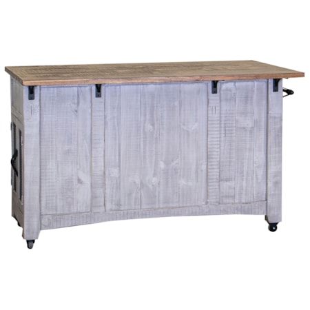 3-Drawer Kitchen Island
