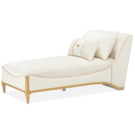 Chaise w/Decorative Pillows