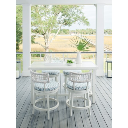 Outdoor Swivel Counter Stool