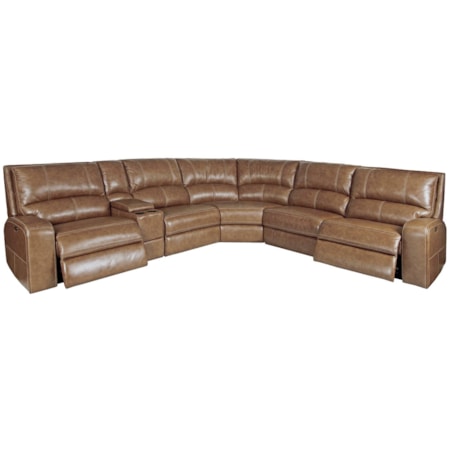 6-Piece Power Reclining Sectional Sofa