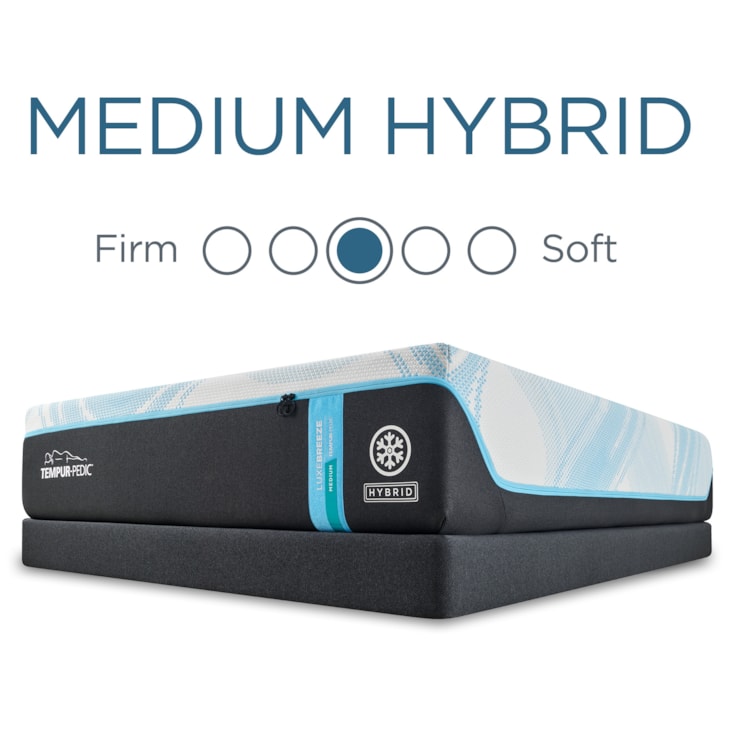 Tempur-Pedic® Tempur-LuxeBreeze® 2.0 Med Hybrid Tempur-LuxeBreeze® Medium Hybrid Twin XL