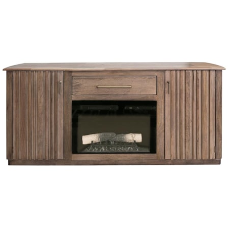 Electric Fireplace Console