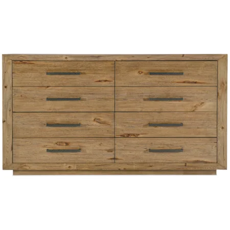 Casual 8-Drawer Dresser