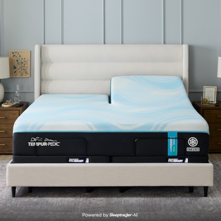 Tempur-LuxeBreeze Med Hybrid Spl Head King