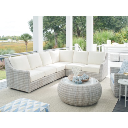 5-Seat Outdoor Sectional Sofa