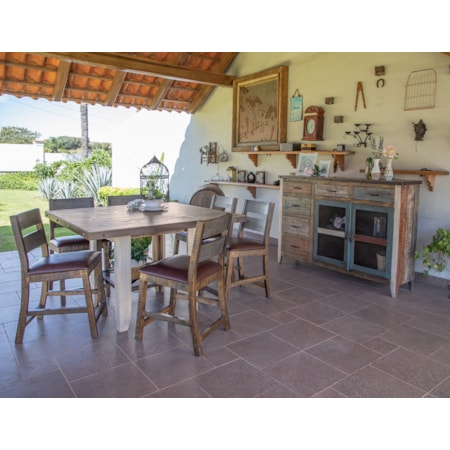 53" Counter Height Dining Table