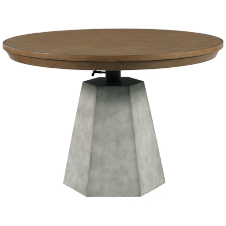 Adjustable Height Dining Table