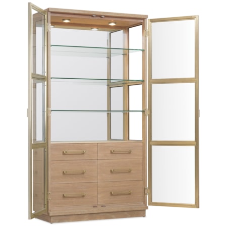6-Drawer Display Cabinet