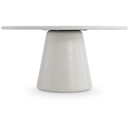 60" Rd. Bell-Pedestal Outdoor Dining Table