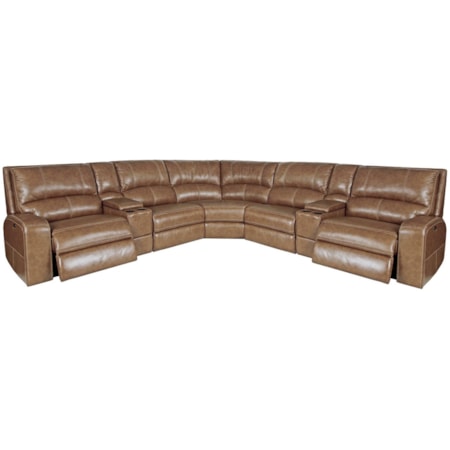 7-Piece Power Reclining Sectional Sofa