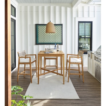 Outdoor Square Bar Table