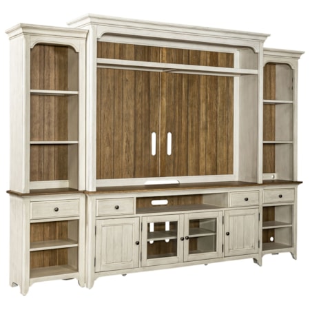 Entertainment Center with Piers