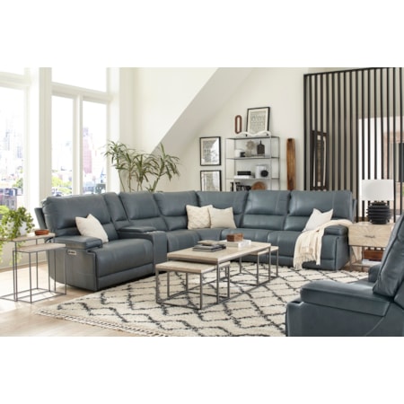 6-Piece Power Reclining Sectional Sofa