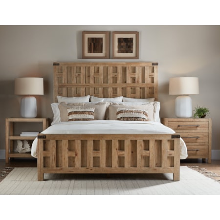 King Panel Bed