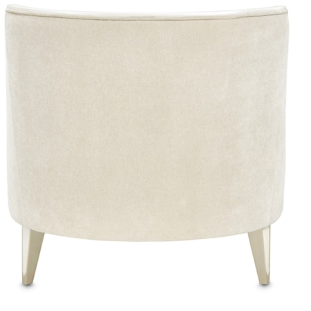 Greek-Key Arm Chaise w/Kidney Pillow