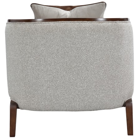 Curved Chaise w/Accent Pillows