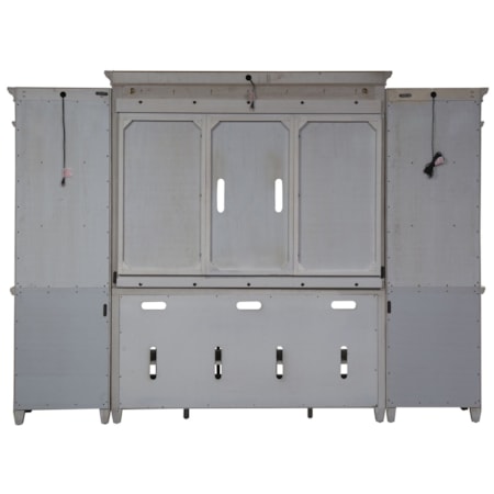 Entertainment Center with Piers