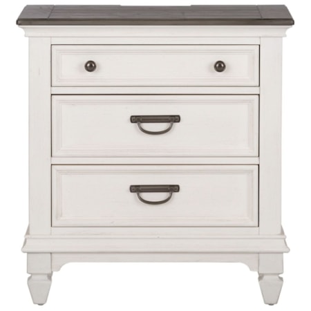 3-Drawer Nightstand