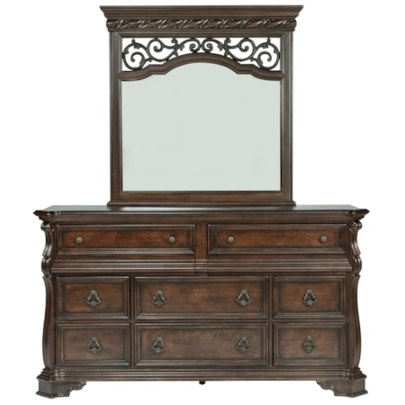 Dresser and Mirror