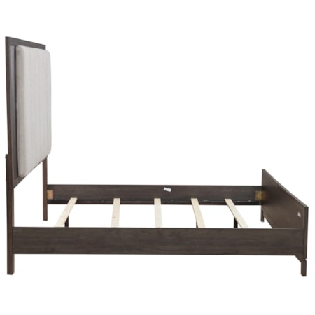Queen Upholstered Panel Bed