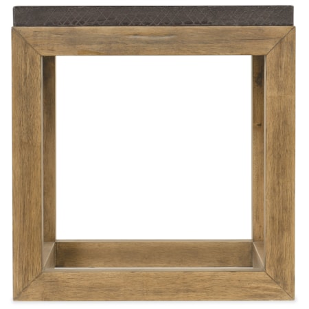Bark-Top End Table