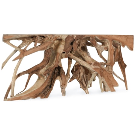 Root Console Table 70-71" Natural