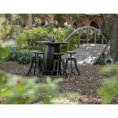 24-30" Adjustable High Stool