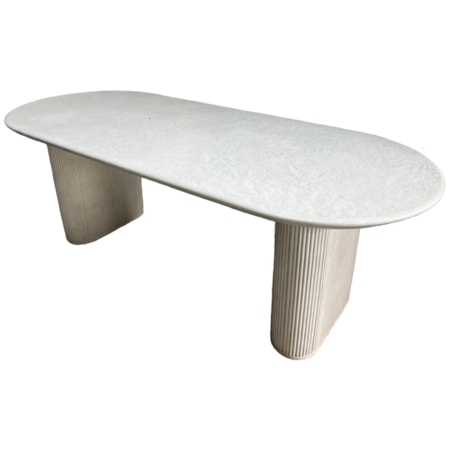 Outdoor Oval Dining Table