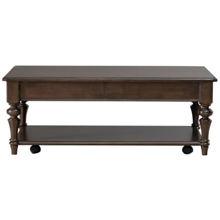 Single Drawer Rectangular Cocktail Table