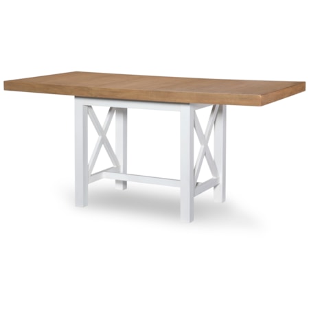 Counter-Height Trestle Dining Table