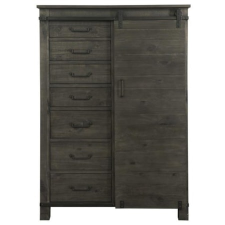 7-Drawer Door Chest