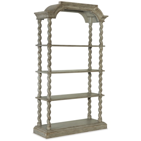 4-Tier Lettore Etagere