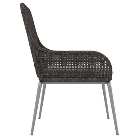 Outdoor/Indoor Wicker Arm Chair