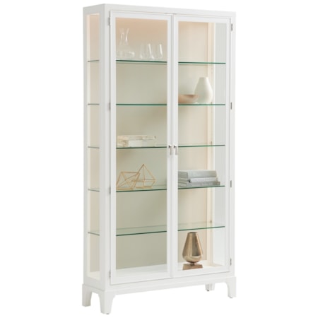 Full-Length Glass Curio Cabinet