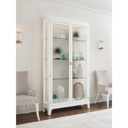 Full-Length Glass Curio Cabinet