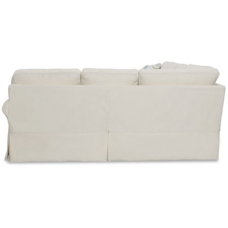 3-Pc Slipcover Sectional Sofa w/ LAF Chaise