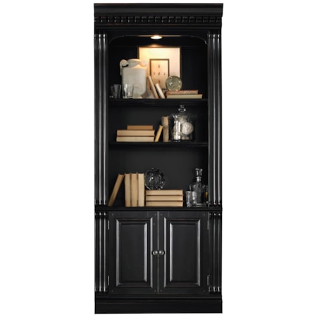 Bunching Bookcase with Doors
